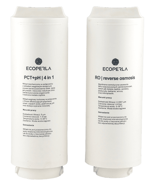 Komponenty odwróconej osmozy Ecoperla Rocket Plus